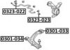 ASVA 0301-033 Control Arm-/Trailing Arm Bush